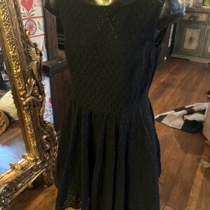 Betsey Johnson Black Lace Dress